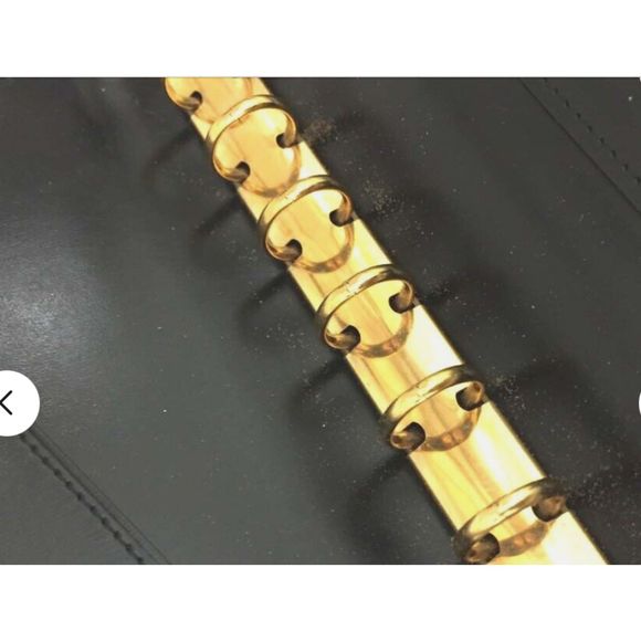 Cartier Panther Leather Planner Agenda Notebook Desk Diary Black VINTAGE - Picture 6 of 12